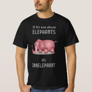 Camiseta Citação do Elefant Funny