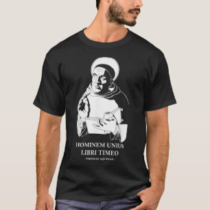 Camiseta Citação do Filósofo Unius Libri Thomas Aquinas