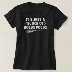 Camiseta Citação do Hocus Pocus Black and White Halloween