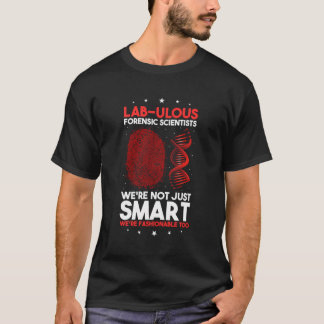 Camiseta Citação Do Investigador Forense De Ciências Para O