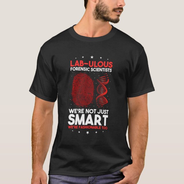 Camiseta Citação Do Investigador Forense De Ciências Para O (Frente)