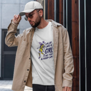 Camiseta Citação do jogador de futebol feminino