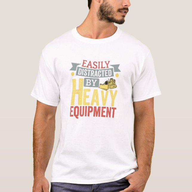 Camiseta Citação do Lover do equipamento pesado engraçado (Frente)