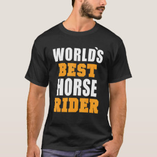 Camiseta Citação do Melhor Cavaleiro do Mundo Cavalo Divert