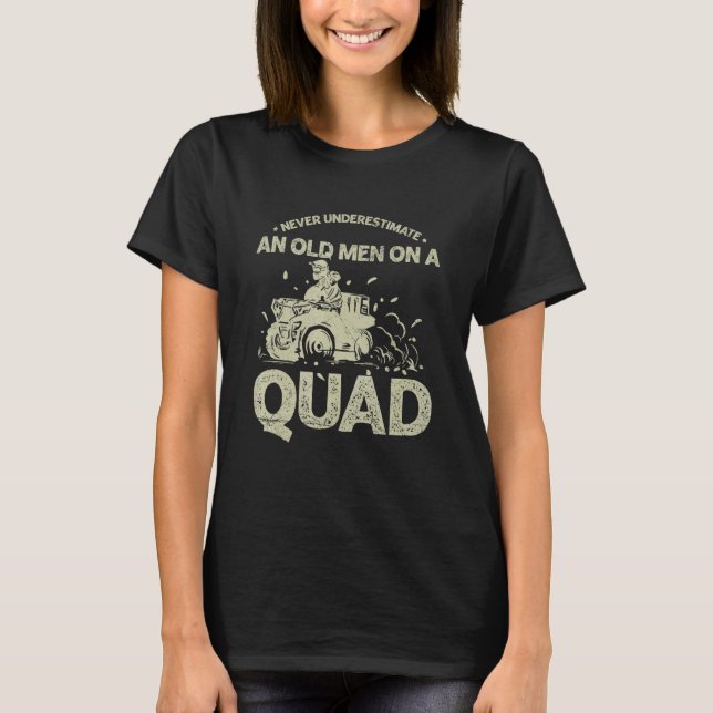 Camiseta Citação Do Mens Atv Para Um Proprietário Do Quad (Frente)