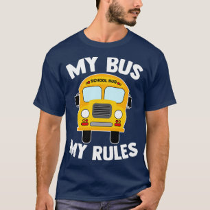 Camiseta Citação Do Motorista De Ônibus Escolar Para Um Ven
