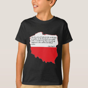 Camiseta Citação Do Papa João Paulo II