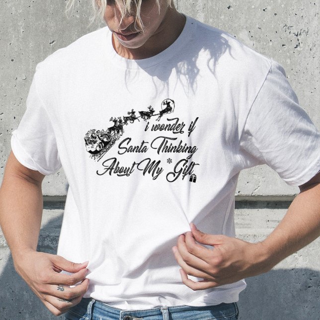 Camiseta Citação do Papai Noel, dia de Natal, Papais noeis  (Criador carregado)