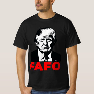 Camiseta Citação do Presidente Donald Trump 47º FAFO Engraç