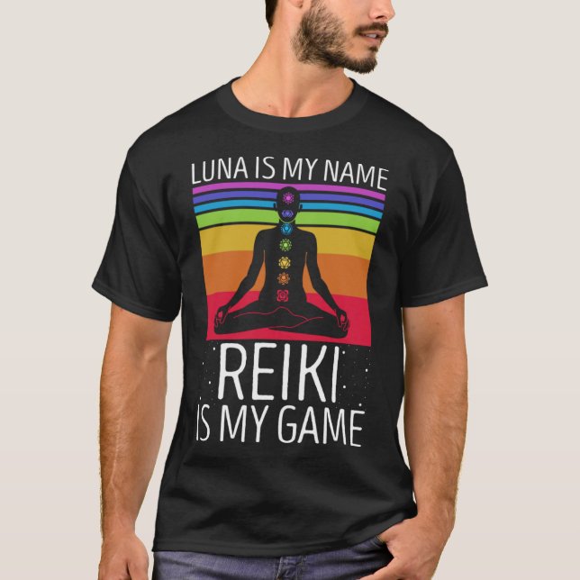 Camiseta Citação do profissional de Reiki para Lightworker  (Frente)