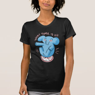 Camiseta Citação do Relógio Elefante