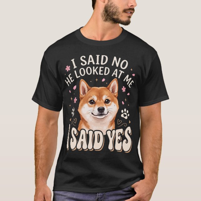 Camiseta Citação do Shiba Inu (Frente)