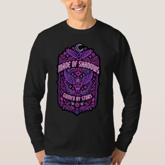Camiseta Citação do Sleep Token Feita de Sombras Guiada por
