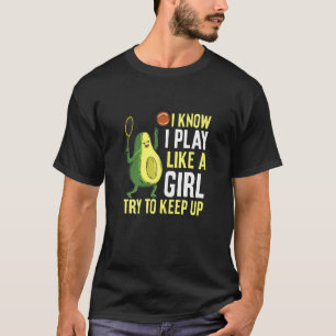 Camiseta Citação Do Tênis Das Mulheres Para A Sua Tênis Gir