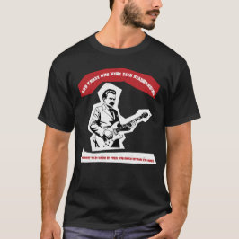 Camiseta Citação do título do violão Nietzsche