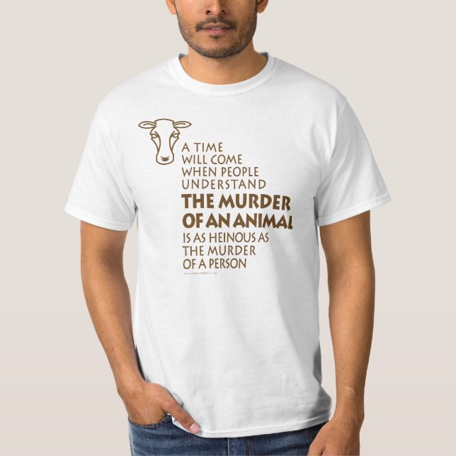 Camiseta Citação dos Direitos dos Animais (Frente)