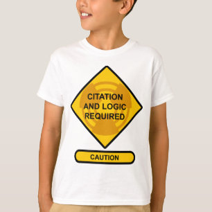 Camiseta Citação e Lógica Necessárias