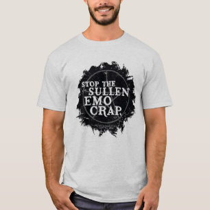 Camiseta Citação "Emo" sobrenatural