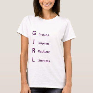 Camiseta Citação EMPODERANDO MENINA – Graciosa Inspiradora 