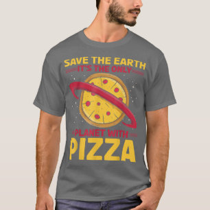 Camiseta Citação Encantada do Ativista Ambiental Pizza Love