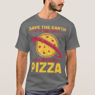 Camiseta Citação Encantada do Ativista Ambiental Pizza Love