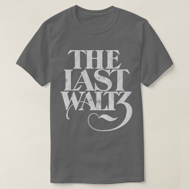 Camiseta Citação Encantada Última Waltz Mens Mulheres (Frente do Design)