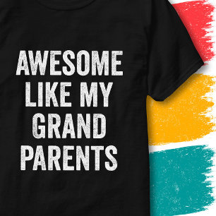 Camiseta Citação engraçada da família Incrível como meus av