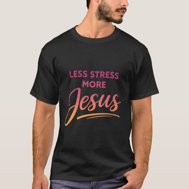 Camiseta Citação engraçada da fé cristã amor Jesus 3 (Frente)