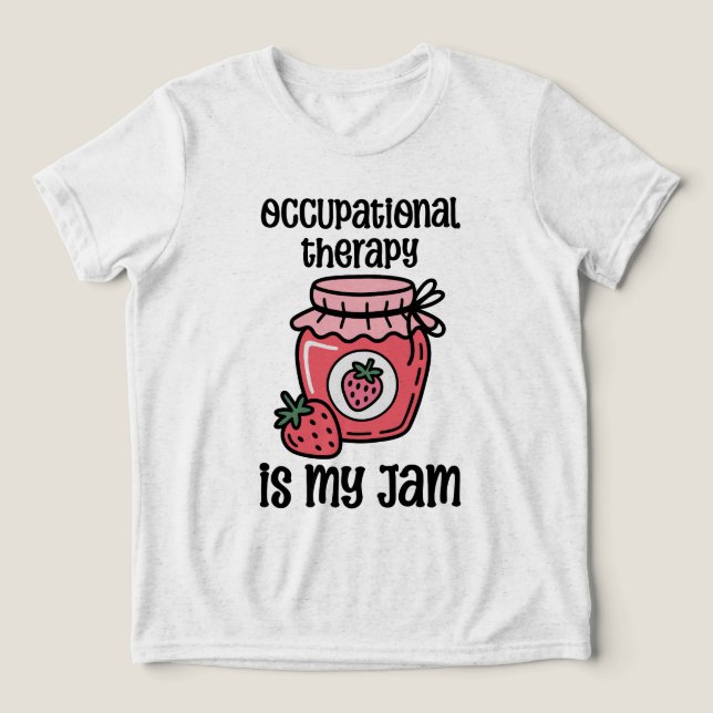 Camiseta Citação Engraçada da Terapia Ocupacional (Design frontal)