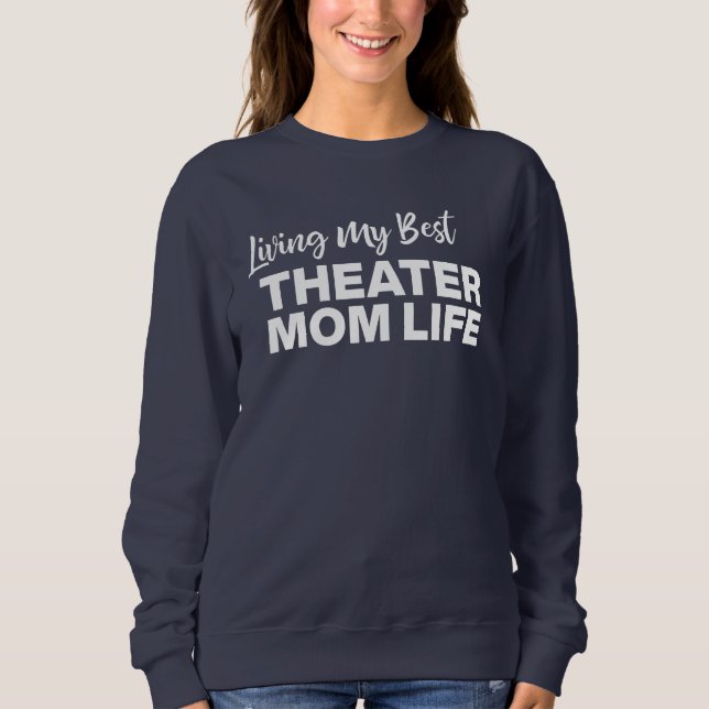Camiseta Citação engraçada da vida dramática de mãe de teat (Frente)