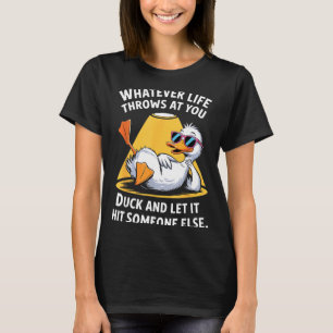 Camiseta Citação engraçada de amante de pato para homens mu