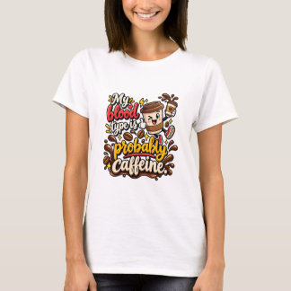 Camiseta Citação engraçada de café me entende