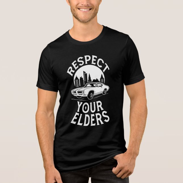 Camiseta Citação Engraçada de Carro Clássico (Frente)
