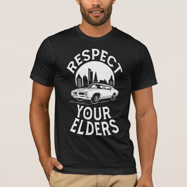 Camiseta Citação Engraçada de Carro Clássico (Frente)