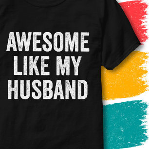 Camiseta Citação Engraçada de Casais Incríveis Como Meu Mar