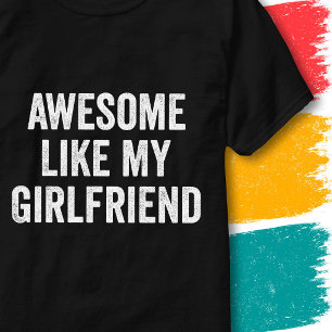 Camiseta Citação Engraçada de Casais Incrível Como Minha Na