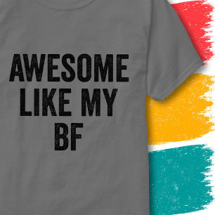 Camiseta Citação engraçada de casal de namorado Incrível co