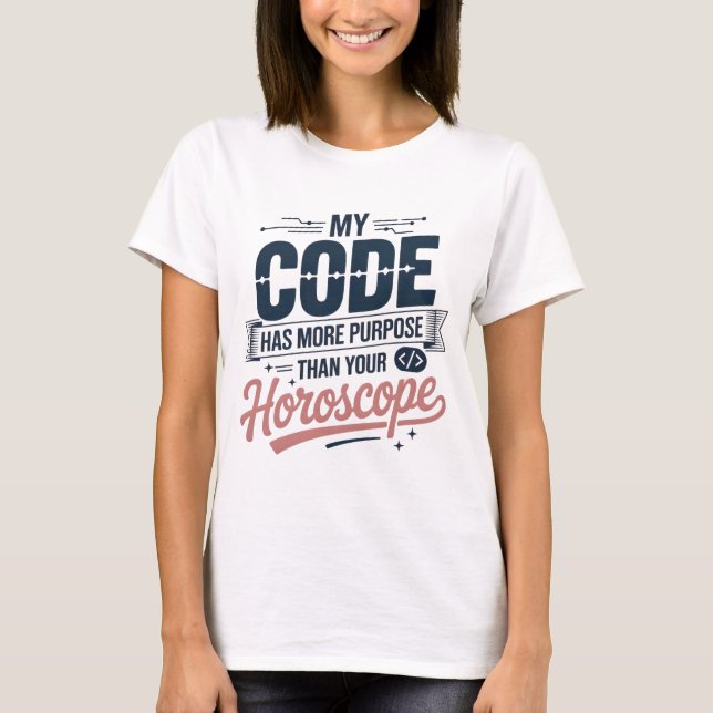 Camiseta Citação Engraçada de Codificação AI Programador De (Frente)