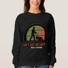 Camiseta Citação engraçada de cortador de grama design retr