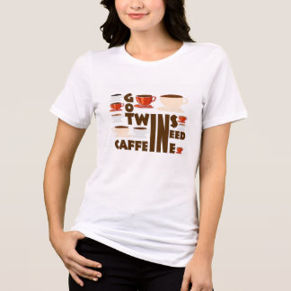 Camiseta citação engraçada de gêmeos