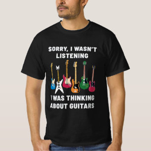 Camiseta Citação engraçada de guitarrista