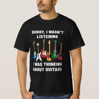 Camiseta Citação engraçada de guitarrista