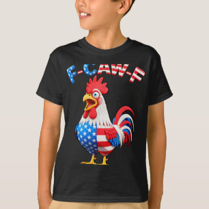 Camiseta Citação engraçada de humor de galinha F-caw-f Galo