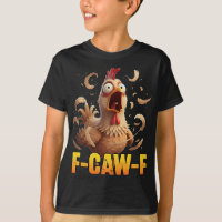 Citação engraçada de humor de galinha F-caw-f Galo