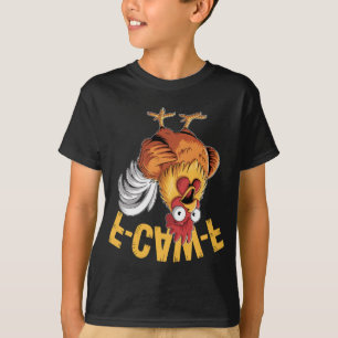 Camiseta Citação engraçada de humor de galinha F-caw-f Galo