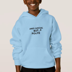 Camiseta Citação engraçada de introvertido educado anti-soc