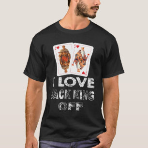 Camiseta Citação engraçada de jogador de pôquer  Rei de Cop