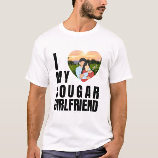Camiseta Citação engraçada de namoro de namorada mais velha