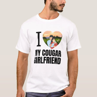Camiseta Citação engraçada de namoro de namorada mais velha