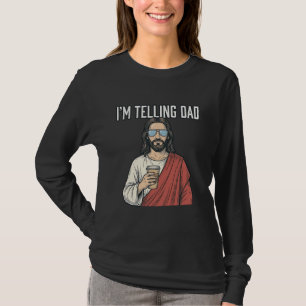 Camiseta Citação engraçada de pai cristão vintage